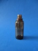 essential amber oil bottle