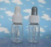 essential oil transparent glass bottle