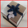 exquisite paper packaging dress box with nice ribbon