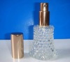 fashion design 30ml glass perfume bottle with alum. pump