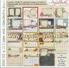 fashionable cute design wall calendar