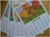 fasionable calendar cards,cards printing