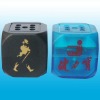 flashing logo dice