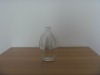 flat oval shaped clear glass perfume bottle 120ml