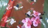 flocked organza fabric for wedding decoration