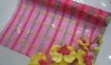 flocking organza fabric for flowerpack