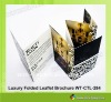 folded art paper cosmetic catalogue WT-CTL-284