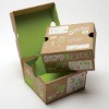 folder corrugated paper children's shoes box