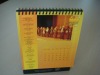 folding paper desk calendar