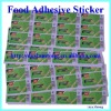 food adhesive labels/stickers