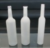 frost glass bottle, wine bottle