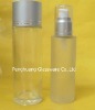 frosted cosmetic glass bottle