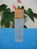 frosted glass bottle with plastic cap 100ml