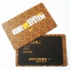 frosted pvc membership card