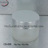 frosty clear cosmetic jars for personal care