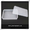 frozen plastic food tray