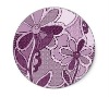 funky flower fabric stickers