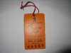 garment paper hang tag