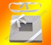 gift box wrapping decoration of satin ribbon