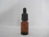 glass 20ml amber dropper bottle