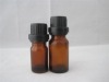 glass 5ml amber cosmetic bottle