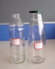 glass beverage bottle