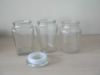 glass candle jar with lids