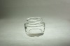 glass cosmetic  jar