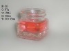 glass cosmetic jar