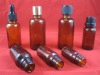 glass cosmetic oil dropper bottle