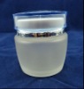 glass cream jar