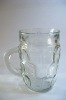 glass cup with handle