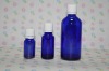 glass essential oil bottle with plastic safety cap