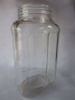 glass honey jar / food jar