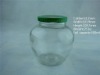 glass honey jar with lid