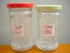 glass jar/ glass food jar/glass container with cap