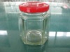 glass jar/ glass food jar/glass container with cap