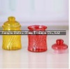 glass jar with lid for home decoration and preserved food, candy