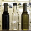 glass olive oil bottle