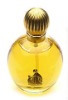 glass perfume bottle with golden cap