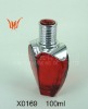 glass perfume bottle with uv techinique,screen printing