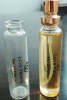 glass perfume  tube with plastic spayer