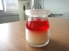 glass pudding bottle