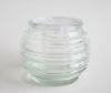 glass round candle stick