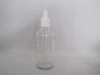 glass transparent 100ml dropper bottle