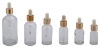 glass white essential oil bottle