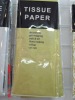 gold tissue paper