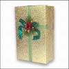 golden paper gift box