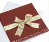 golden wrapping ribbon bow