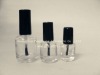 good quality round glass nail polish bottle